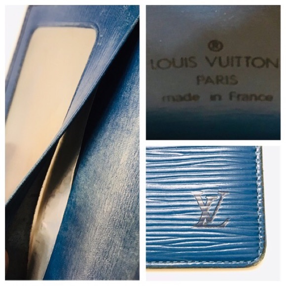 LOUIS VUITTON Toledo Blue Epi Business Cardholder - Picture 7 of 8